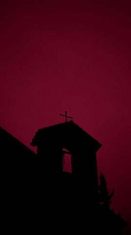 Scary Wallpaper Sky Red Black Pink Blue Wallpaperuse