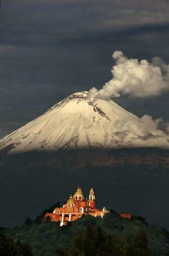 Parroquia De San Andr S Church In Cholula Puebla With