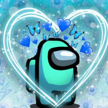 Cyan Amongus By Icecreampenguin1232