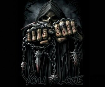 Red Grim Reaper Wallpaper Image