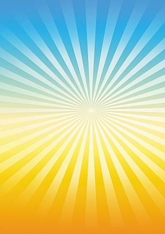 Sunshine Childlike Fantasy Flyer Background Poster