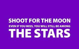 Shoot For The Moon Computer Wallpaper Desktop Background