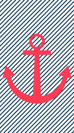 Anchor Phone Wallpaper Striped