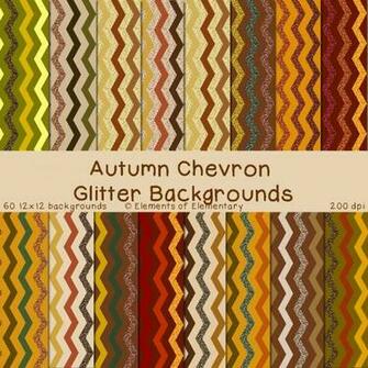 Autumn Chevron Glitter Background For Commercial Use Fall Digital P