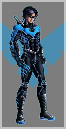 Nightwing Redesign By Forgeinflames