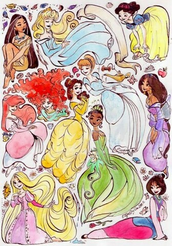 Disney Princess Background To A Site Of Girl