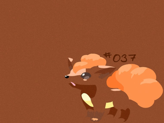 Vulpix Pokemon Wallpaper Smudge Stick By Artisticninja