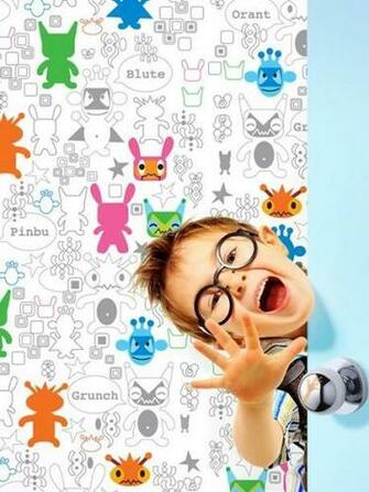 Wallcandy Arts French Bull Monster Mash Up Wallpaper