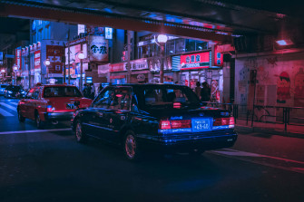 Purple Japanese Wallpaper