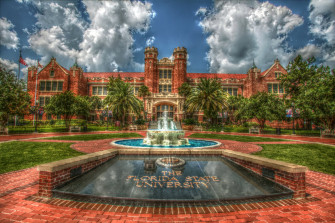 Florida State University Fountain Wallpaper