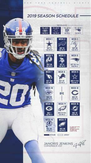 Giants Schedule New York