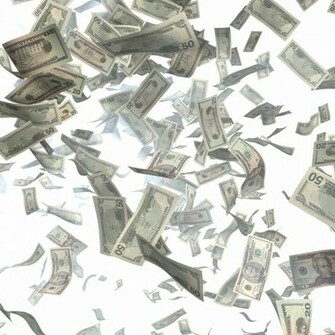 Falling Money Wallpaper HD Background