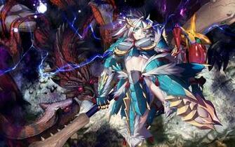 Anime Dragon Girl Wallpaper Monster Hunter