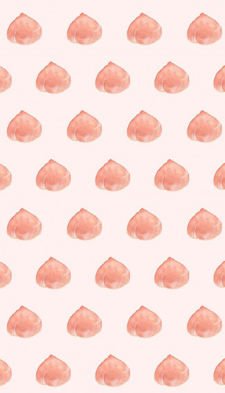 Enjoy A Refreshing Drink With This Juicy And Cute Peach Wallpaper