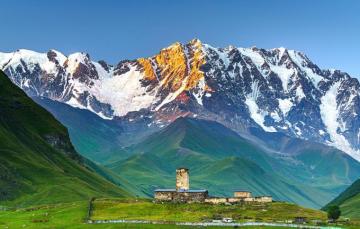 Wallpaper Mountains Tops Georgia Upper Svaneti Image For