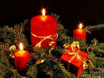 Christmas Candles Wallpaper