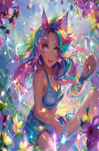 Anime Cat Girl Wallpaper