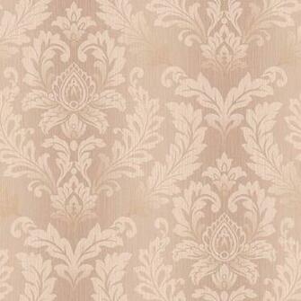 Sapphire Oasis Cream And Beige Blush Tonal Damask Wallpaper