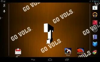 Officially Licensed Tennessee Volunteers Live Wallpaper With Animated
