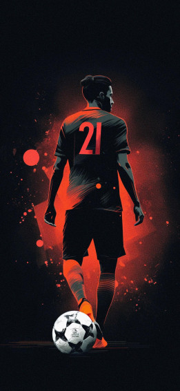 Black Soccer Wallpaper HD iPhone Aesthetic