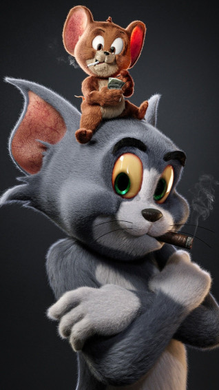 Tom And Jerry Wallpaper 4k Black For Your Nostalgic Feel