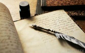 Wallpaper Quill And Ink Paper