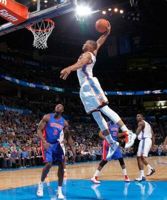 Russell Westbrook Dunk The Art Mad Wallpaper