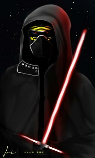 Kylo Ren Painting Sith By Modernmaking