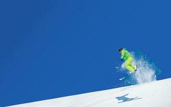Snow Skiing Ski Jumping Training Wallpaper And Image