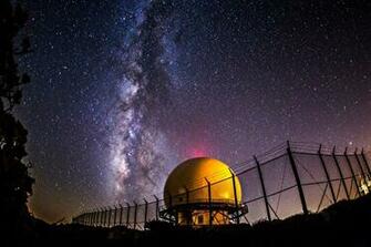 Space Star Night Milky Way Observatory HD Wallpaper