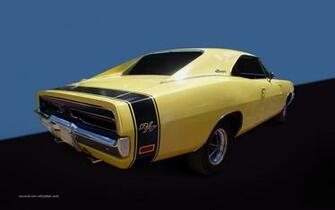 Dodge Charger Rt Wallpaper Yellow Fastback