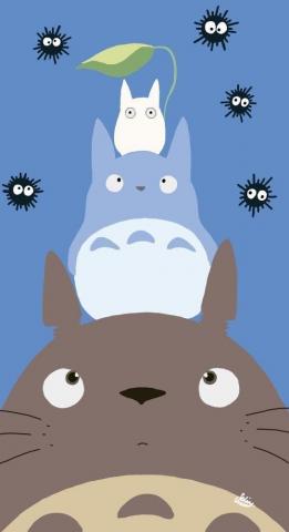 Totoro Wallpaper In Cute Anime Art