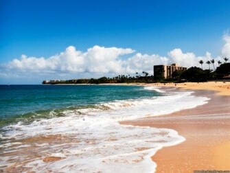 Background Kaanapali Beach Maui Hawaii