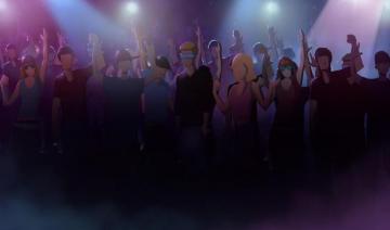 Int Demi Concert Audience Floor Night Episode Interactive