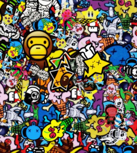 Xbox Character Collagecartoon Characters Collage Wallpaper Background