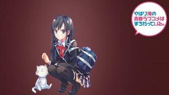 Anime My Teen Romantic Comedy Snafu School Uniform Fille Dark