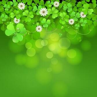 Shamrock Vector Clover Plexus Background