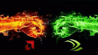 Wallpaper Nvidia Vs Amd I Made