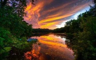 Dream Spring Beautiful Sunset Wallpaper HD