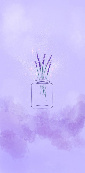 Phone Wallpaper iPhone Purple Flower
