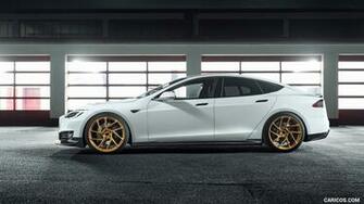 Novitec Tesla Model S Side HD Wallpaper