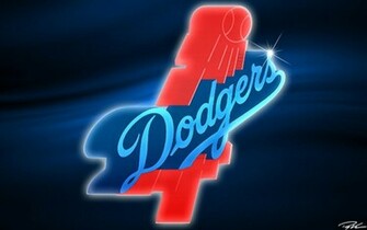 Blue Dodgers Sports Baseball HD Desktop Wallpaper