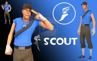 Tf2 Wallpaper Scout Blu By Xxniuexx