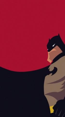 Minimalist Batman iPhone Wallpaper