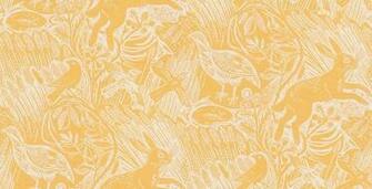 Wallpaper Harvest Hare By Mark Hearld Is A Single Colour