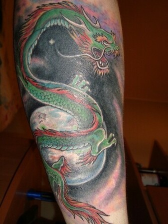 Japanese Tattoo Background Moon On