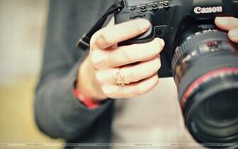 Camera Canon Girl HD Wallpaper Is