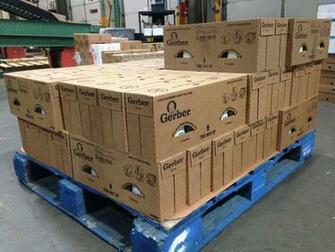 This Pallet Of Boxes At Work Looks Like They Re Up To Something