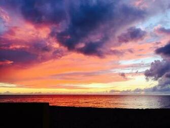 Sunset At A Asco Puerto Rico On We Heart It