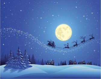 Santa Fin Wallpaper